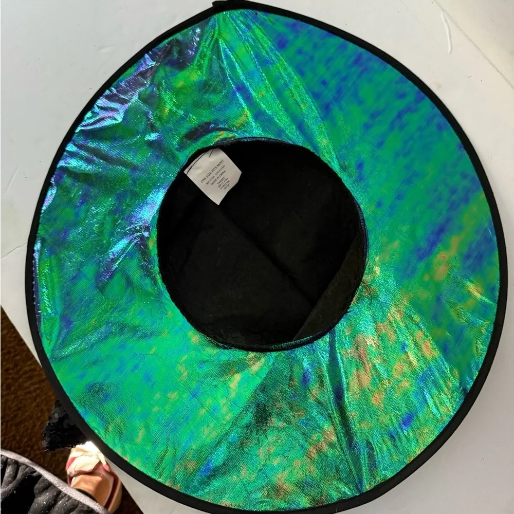 Target Sequin Witch Hat - Blue and Green
